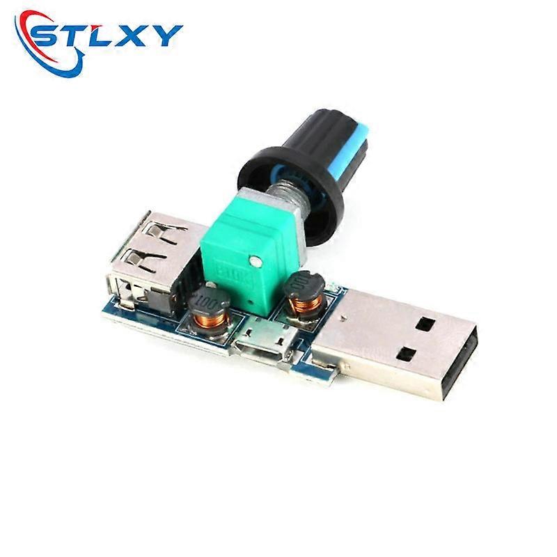 DC 5V Micro USB Fan Governor Wind Speed Controller Air Volume Regulator Cooling Mute Multifunction Noise Reduction Switch Module