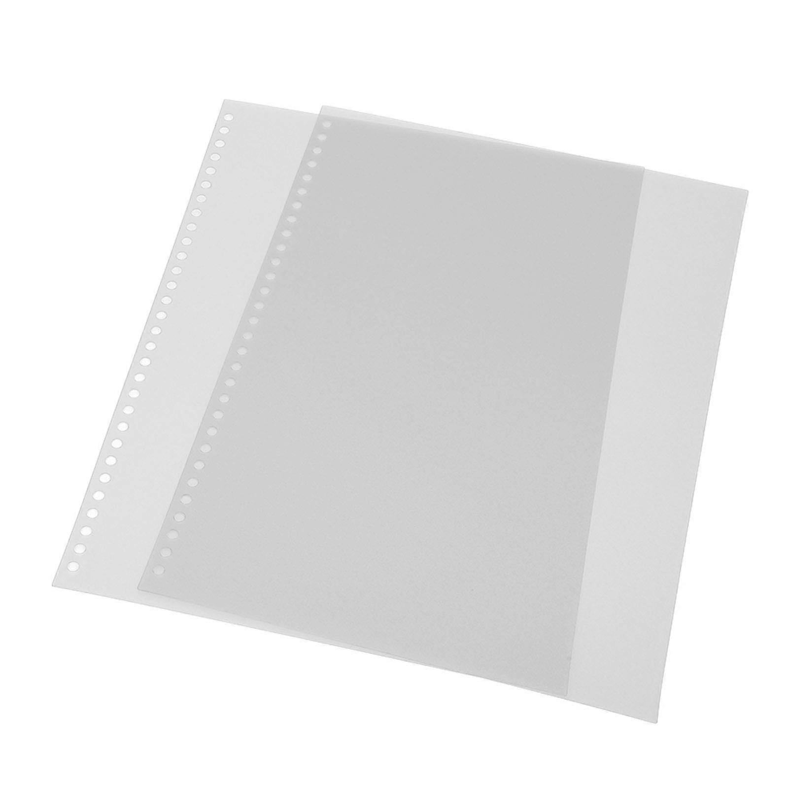 A4 Sheet Protectors 50pcs Waterproof Flexible Frosted Translucent Binding Covers for Reports Presentations
