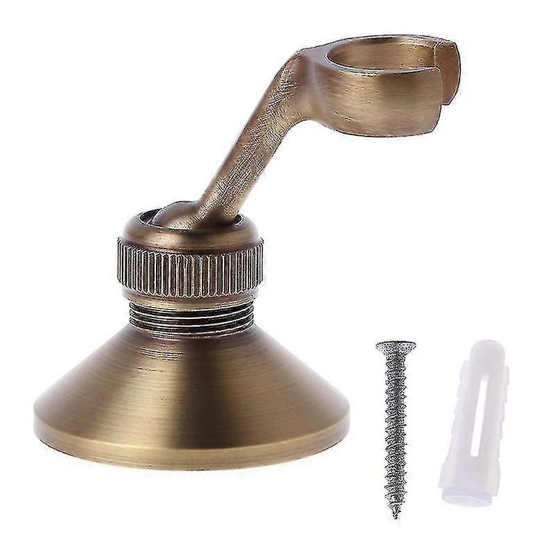 Rotatable Adjustable Antique Brass Wall Mounted Bathroom Hand Held Shower Sprayer Bracket Holder Fitting Accessories