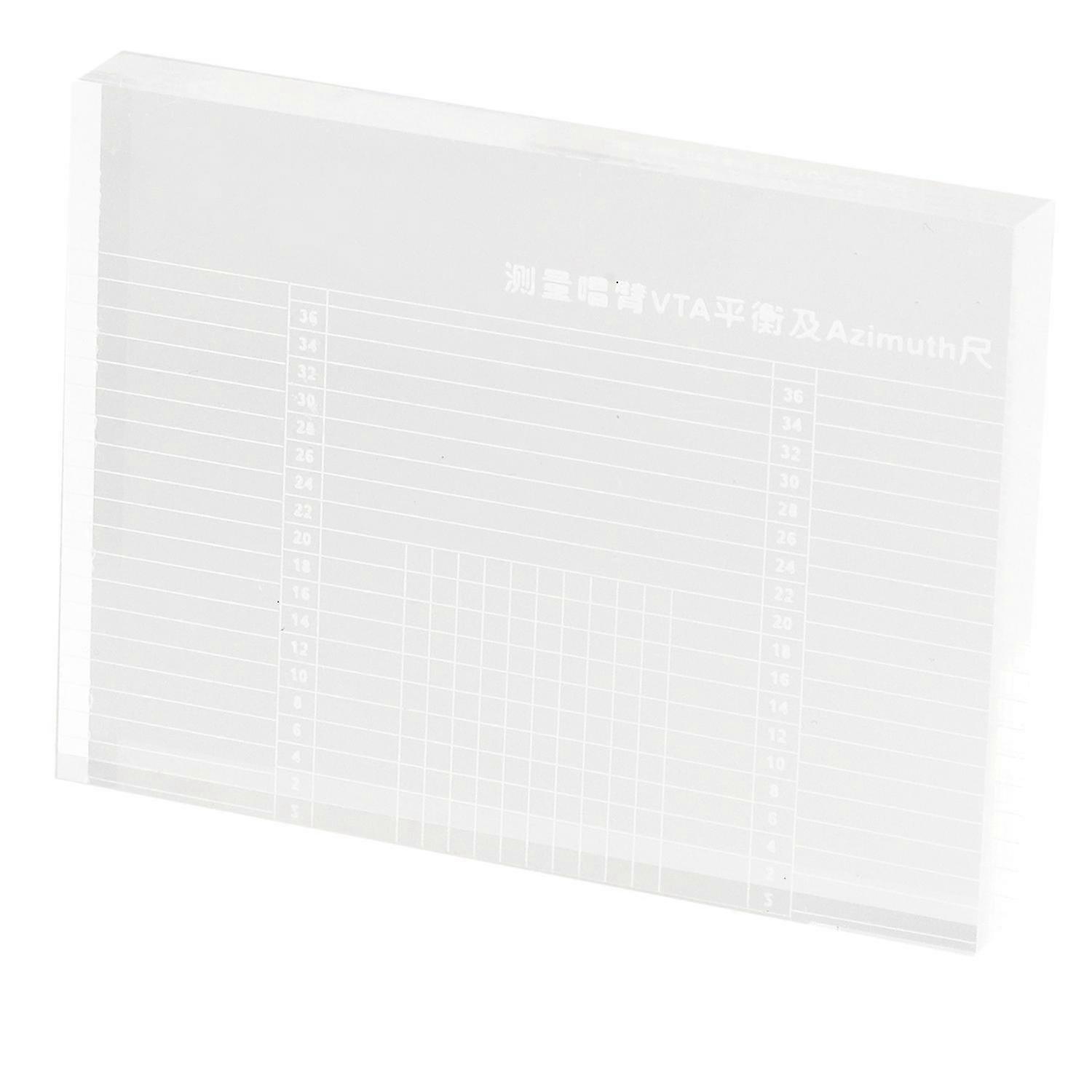 Lp Vinyl Record Player Measuring Phono Tonearm Vta Azimuth Ruler Balance Azimuth Ruler Headshell T