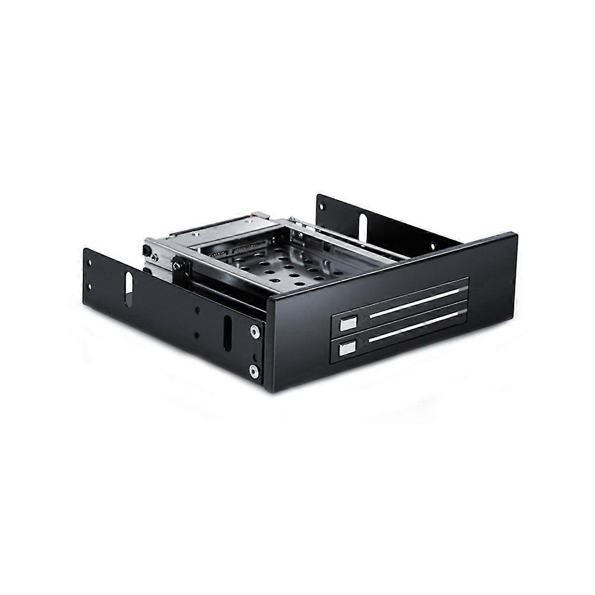 Dual Bay Sata2 Hard Drive Hdd & Ssd Tray Internal Mobile Rack Enclosure Docking Station Hot Swap B