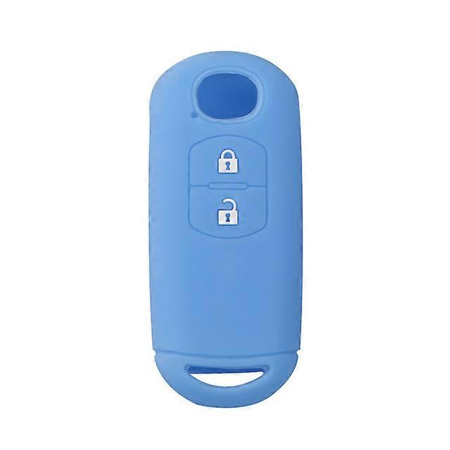 Soft  Rubber Car Key Cover Case Fit for Mazda 2 3 5 6 8 Atenza CX5 CX-7 CX-9 MX-5 RX Smart 2 Buttons Key Case Shell