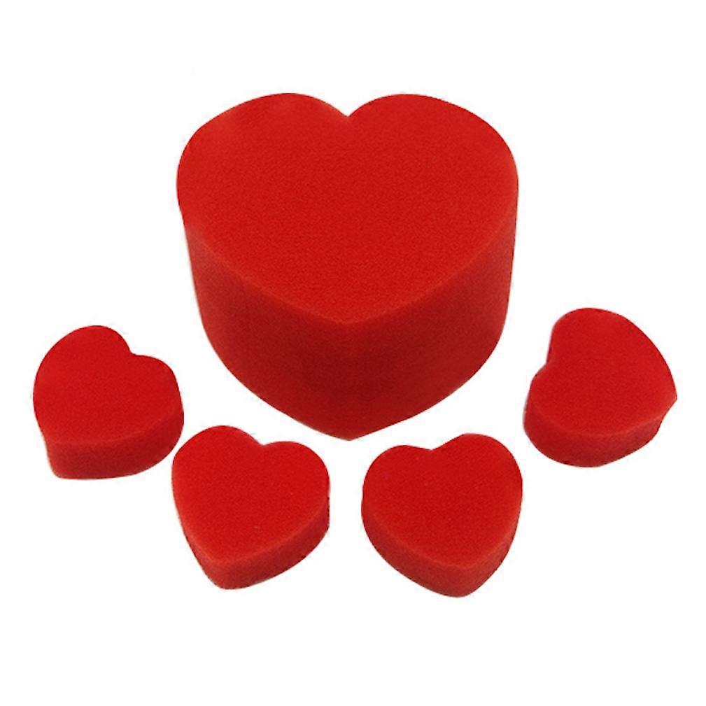 5pcs Magic Sponge Balls Close-Up Magic Trick Red