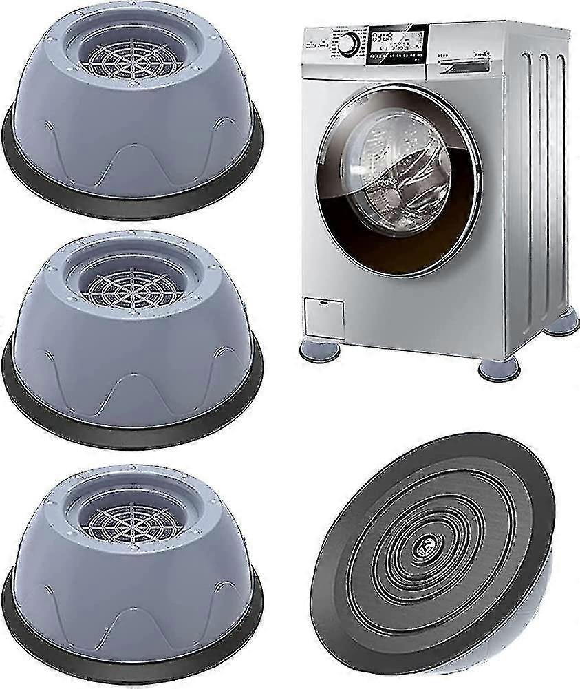 4-piece Washing Machine Foot Pads Anti-vibration Washing Machine Mat
