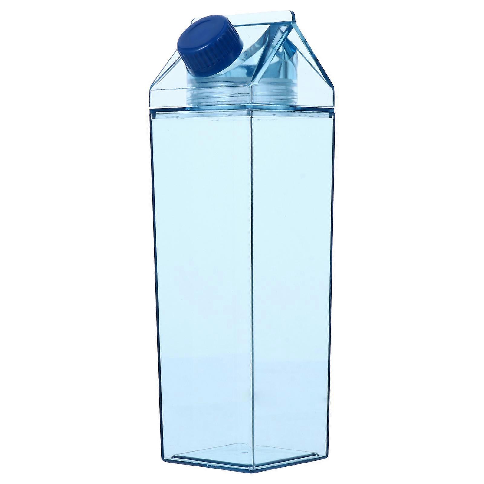 1pc Drink Bottle Empty 500ml Storage Bottle Transparent Plastic Milk Bottle