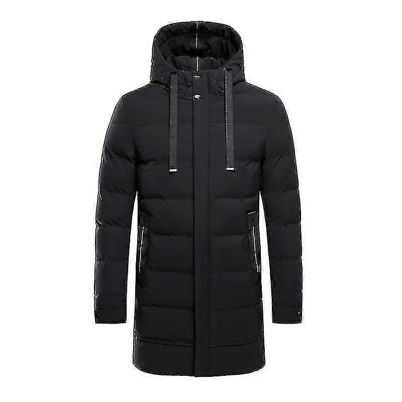 Men's Long Parka Jacket Winter Coat M
