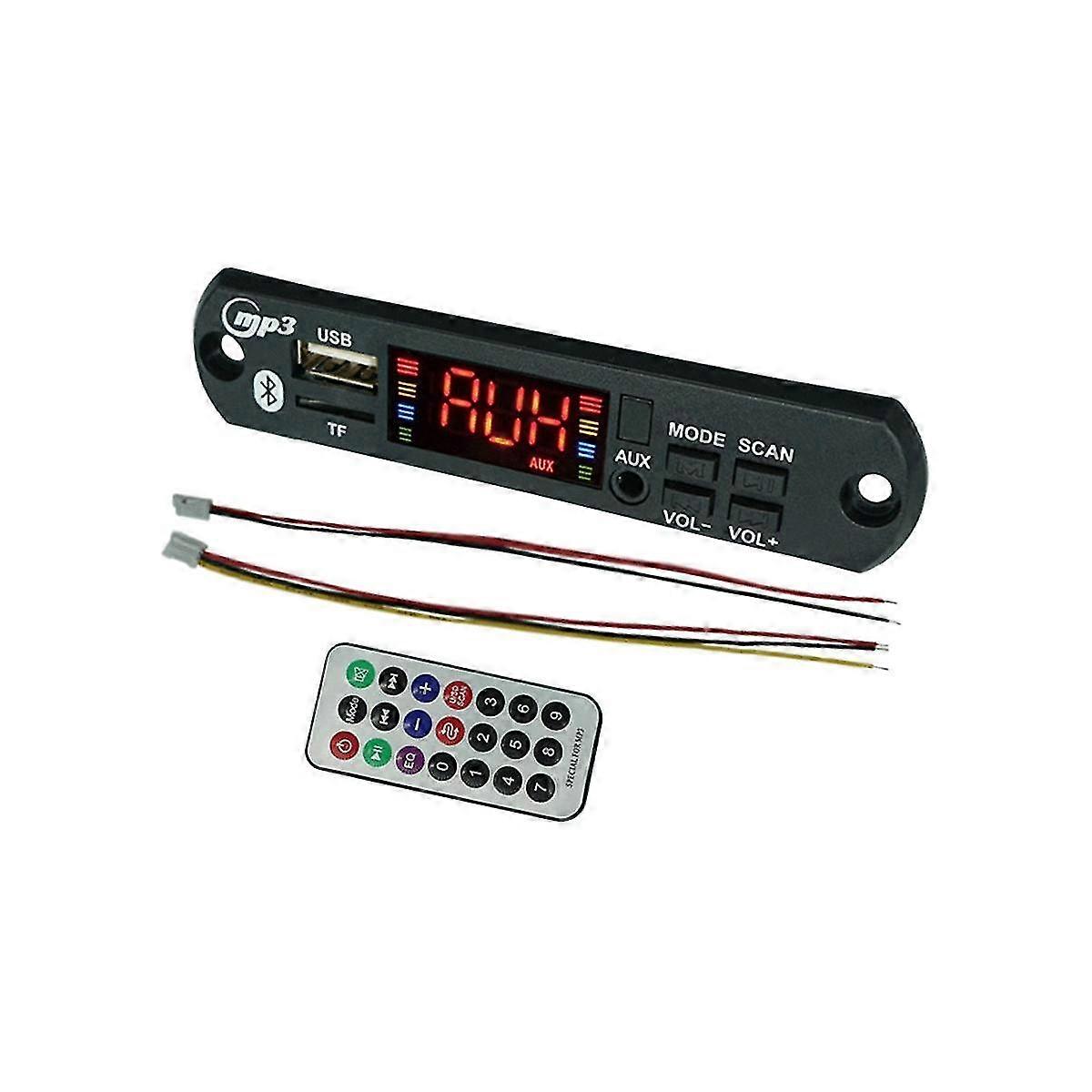 2X25W JQ-D011BT Bluetooth MP3 Decoder Board Power Amplifier FM Radio DIY Module Supports TF Player Call Recording