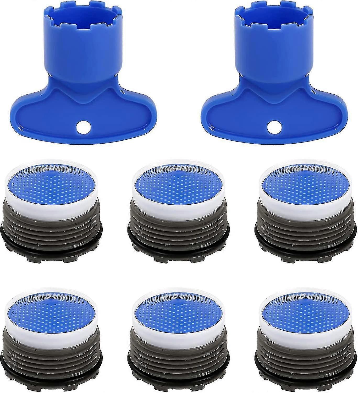 8 Pcs Aerators Faucet, Environmental Faucet Aerator With Removal Wrench Toolm16 -z