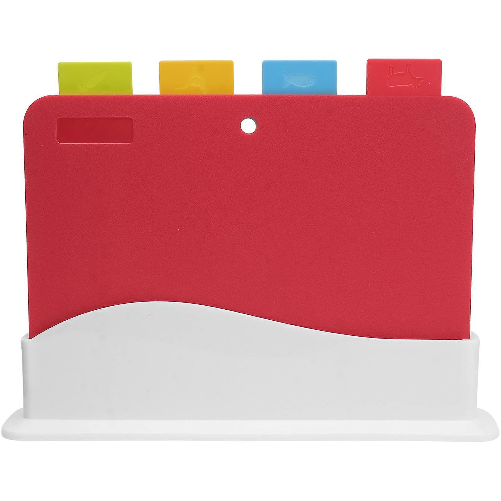 4Pcs Multifunctional Cutting Boards Plastic Chopping Board Kitchen Utensil