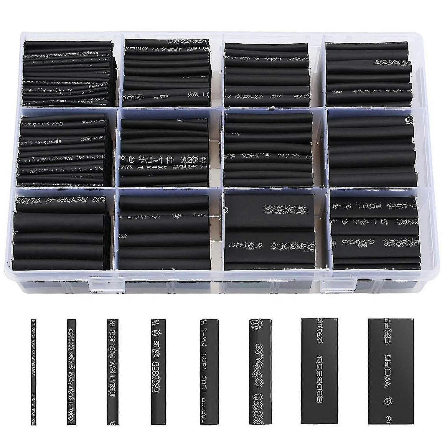 Krimpkous 650pcs Zwart