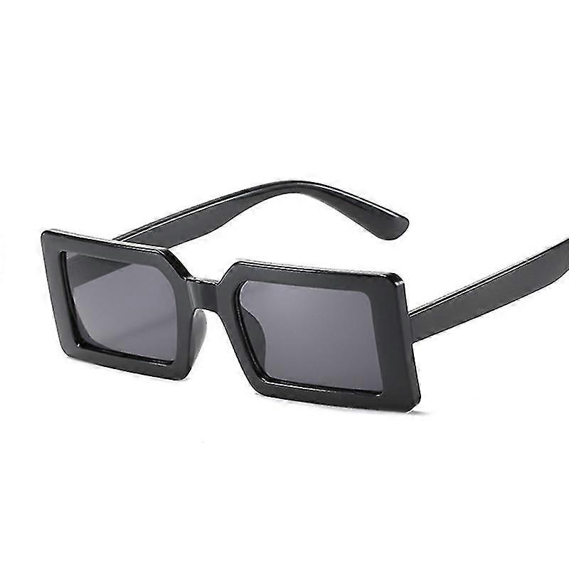 نظارات شمسية صغيرة مستطيلة للمرأة الرجعية مصمم العلامة التجارية نظارات شمسية مربعة خمر Zonnebril Dames العدسات الزخرفية