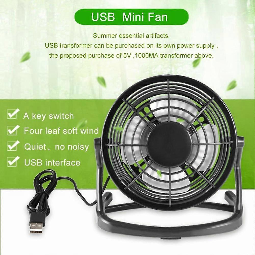 Mini USB Fan Cooler Cooling Mini Desk Fan Portable Desk Mini Fan Super Mute Coolerfor Notebook Laptop Computer With key switch