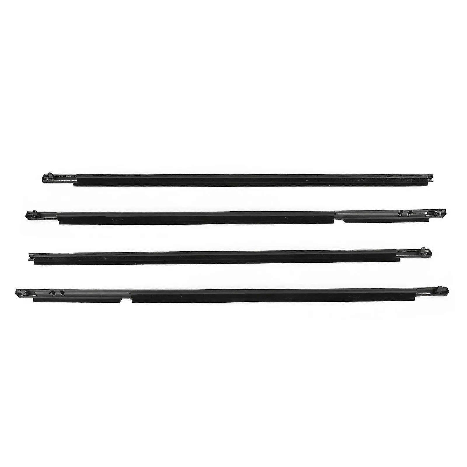 لتويوتا كورولا 2008-2013 نافذة Weatherstrip 4 قطع الجبهة الخلفية المطاط تقليم ختم حزام ختم شرائط 7573012300 7571002210