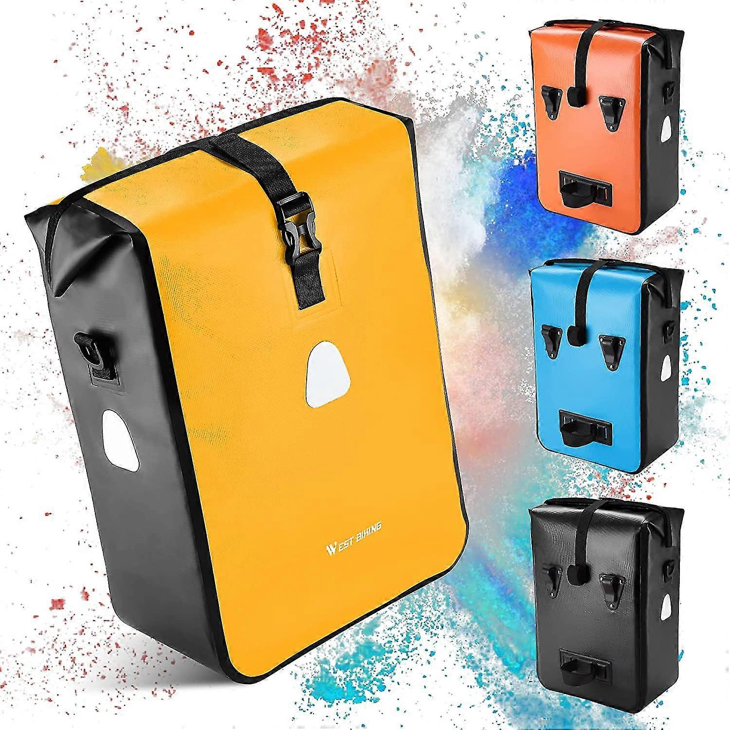 حقيبة جذع الدراجة حقيبة رف بانيير للدراجات 15 لتر رف دراجة مقاوم للماء حقيبة الناقل الخلفي لدراجة الطريق Ebike MTB