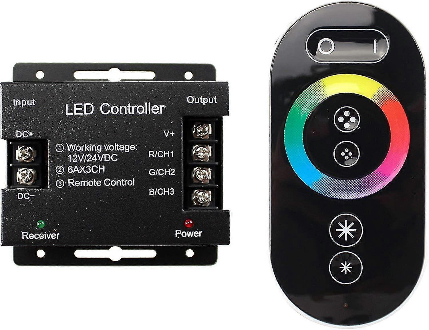 12v-24v Rgb Led Touch Dimmer Switch Dimmer Switch For Led Strip Lights