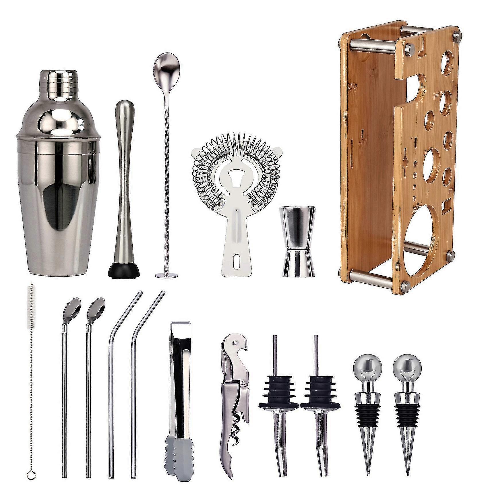 17 Piece Shaker Set Shaker Bar Tools