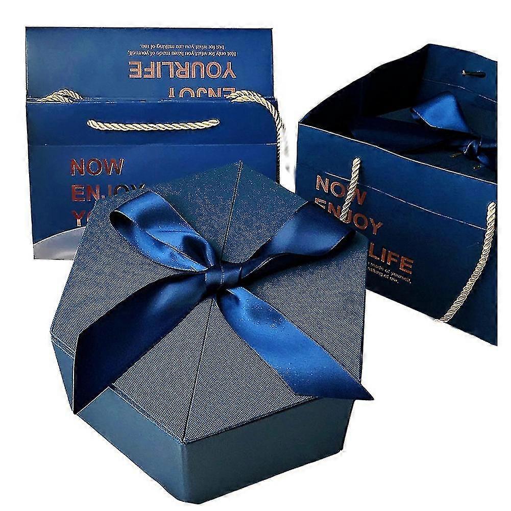 Empty Box, Girlfriend's Souvenir, Gift Bag Packaging Box (blue)