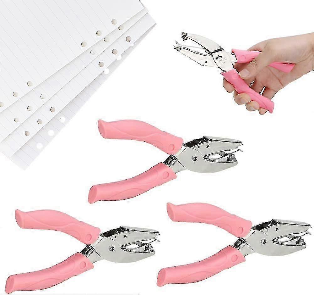 Handheld Metal Hole Punch with Soft Grip Handle