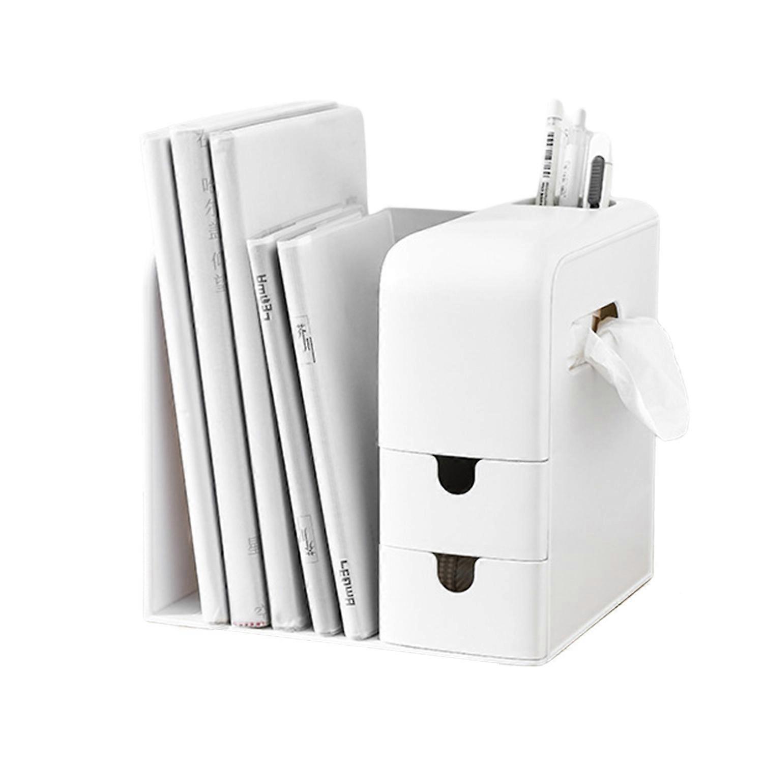 Desk Organizer Keep Tidy Multi-layer Partition Staying Orderly Private Drawer Desktop Book File