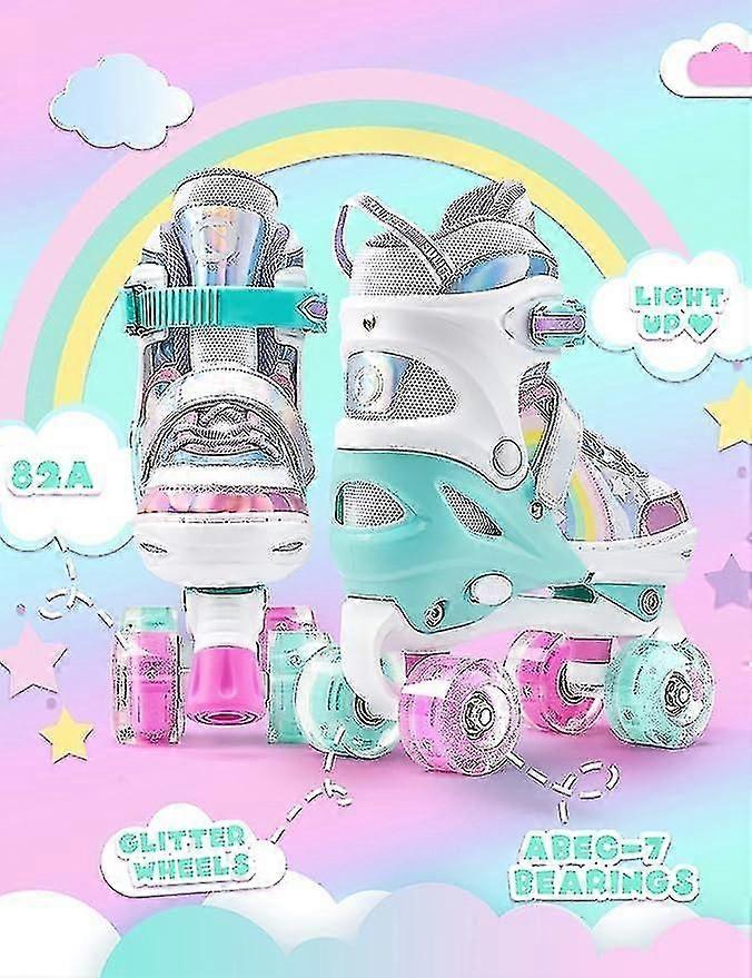 Children's Skating Shoes Double Row Roller Skating Shoes Skating ...