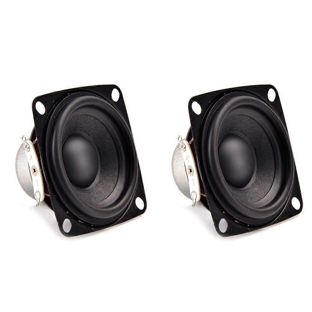 2Pcs 52mm Full Range Speakers 4 Ohm 10W Flat Arc Double Magnetic Bluetooth Speaker