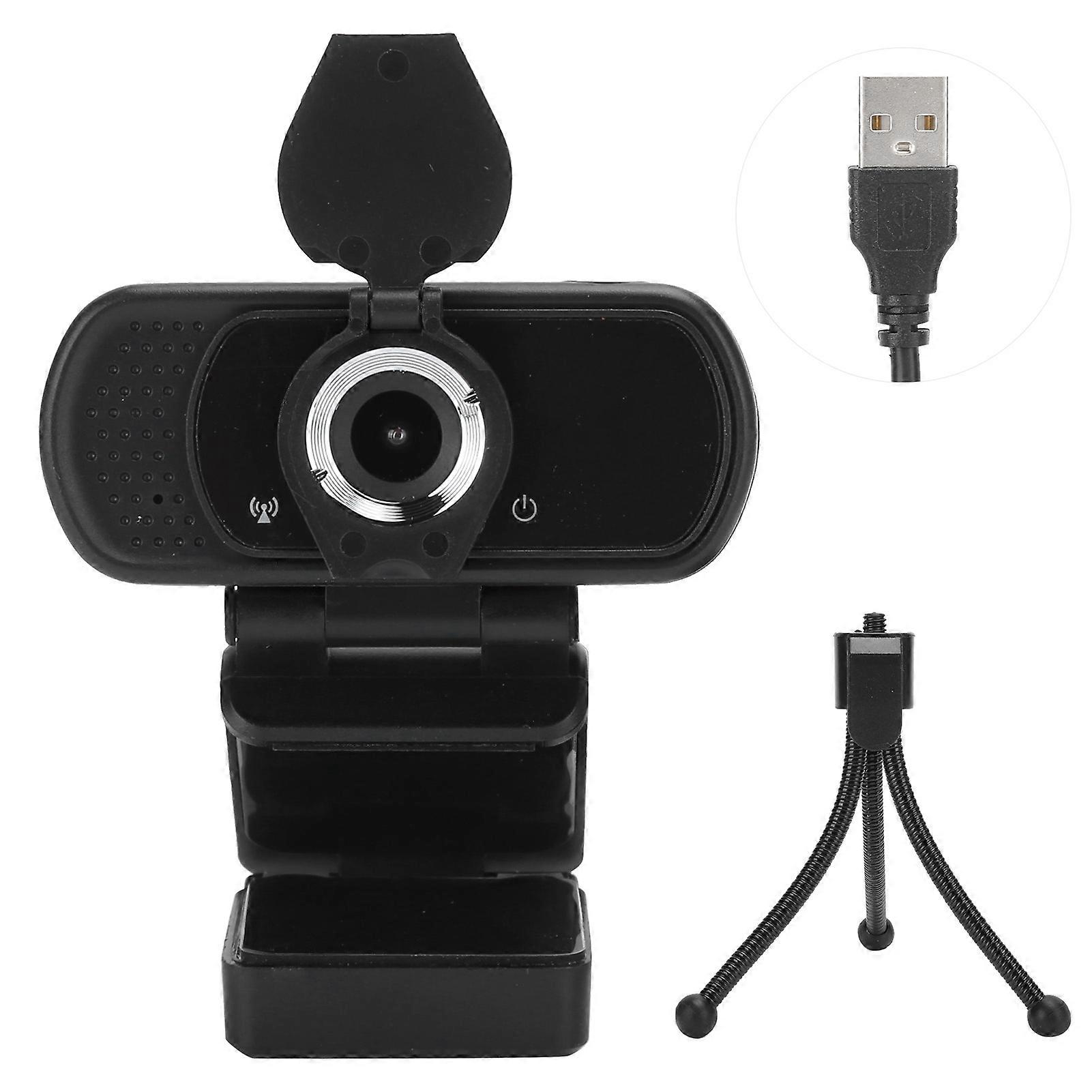 Crystal Clear Video Webcam, Wide Angle View For Video Chat, Smart Television External Devices (Crisp Image, Noise Reduction Mic)