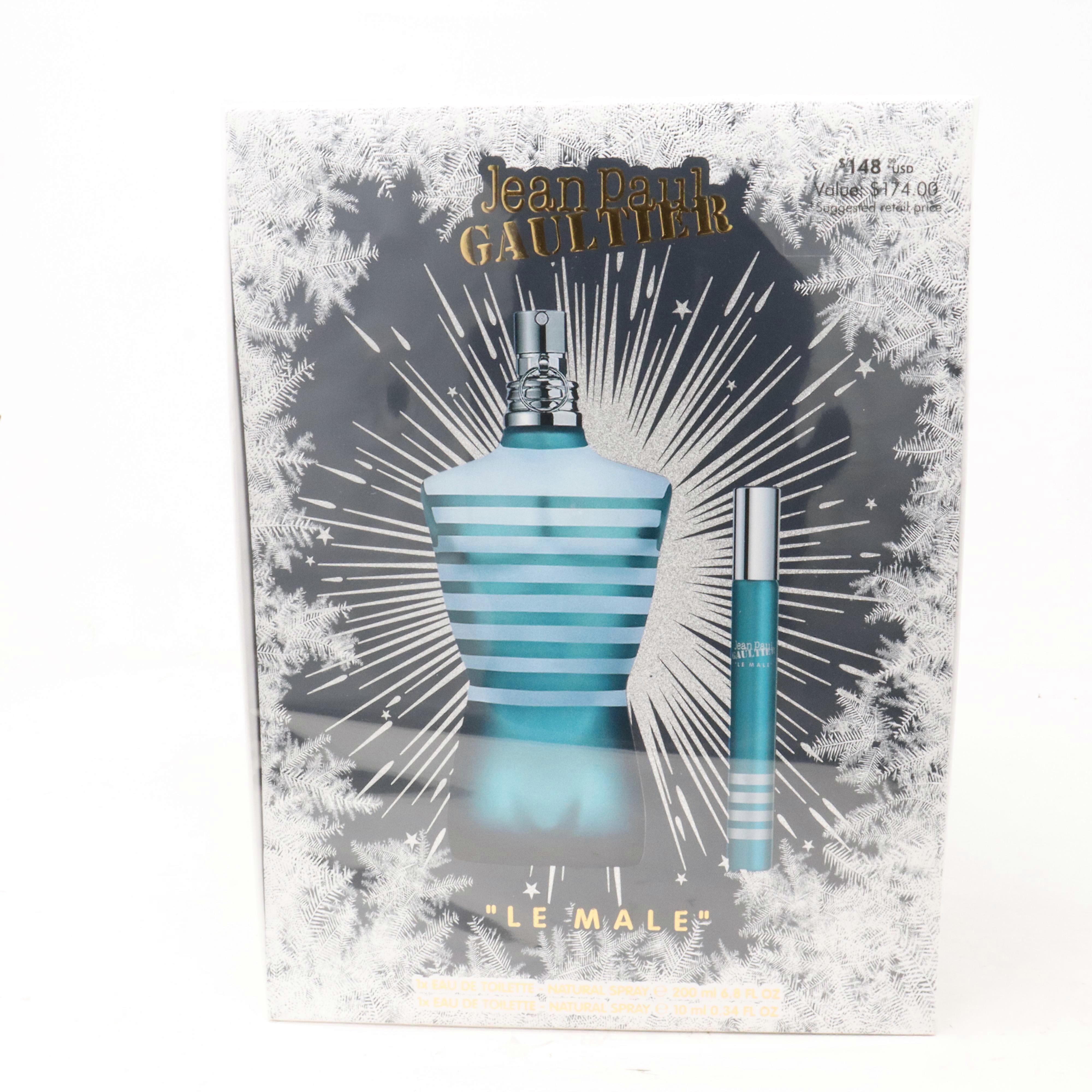 Jean Paul Gaultier Le Male 2pc Gift Set For Men
200ml EDT + 10ml EDT