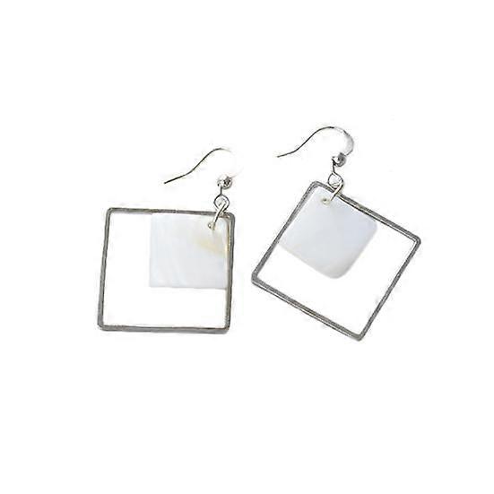 1 Pair Ear Dangle Shell Pendant Comfortable Elegant Shell Pendant Earrings