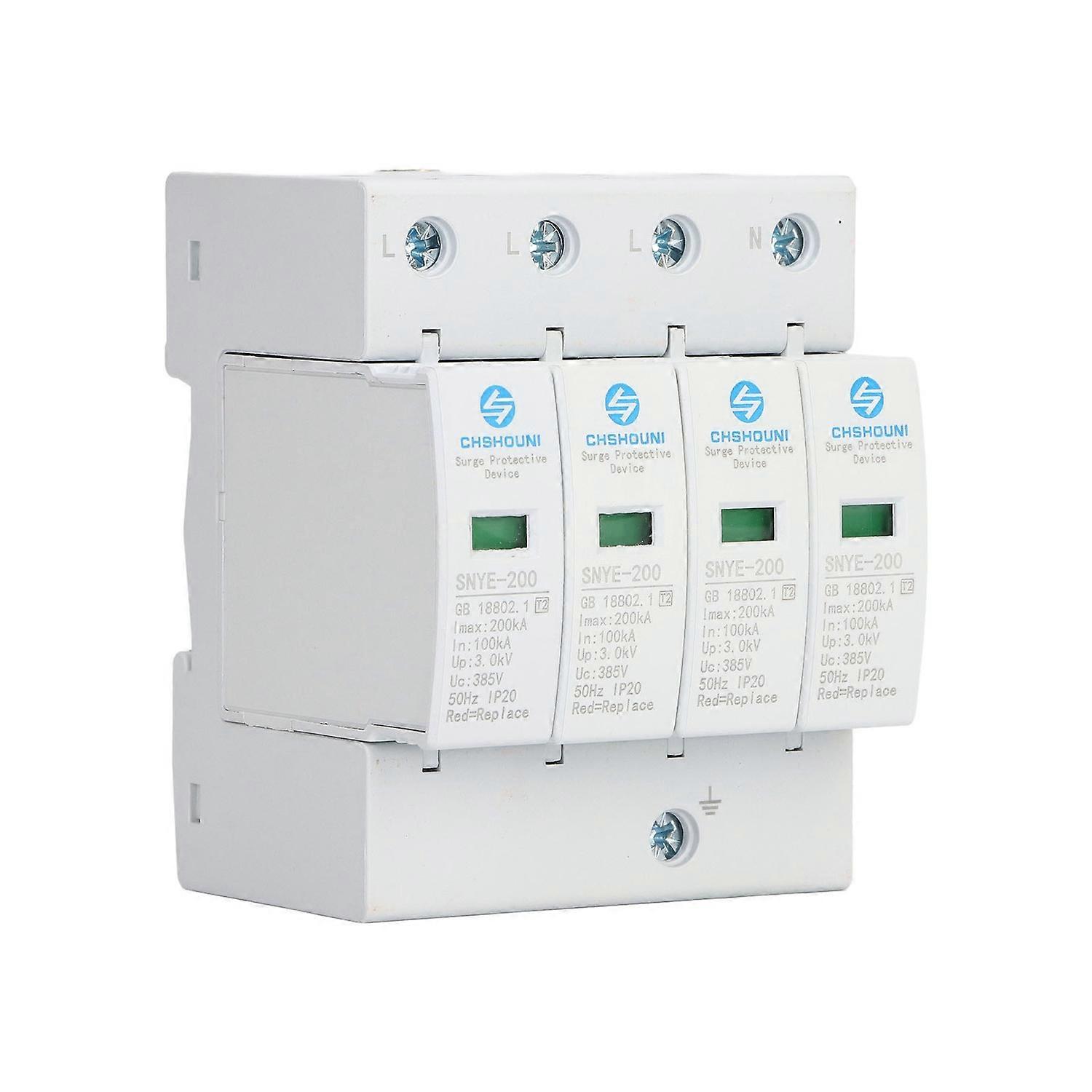 Surge Protector PC Shell Visual Window Insulated Terminal Plug in Design AC Protective Arrester Devi