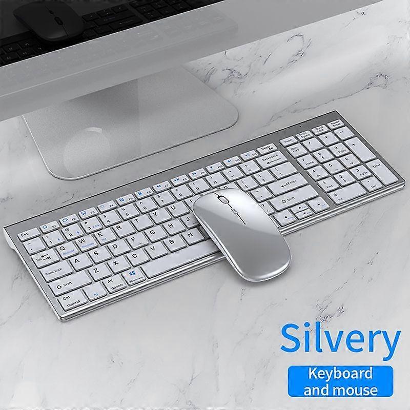 Keyboard Mouse Combo Wireless bluetooth Keyboard Three-mode Silent Full-size Wireless For Notebook Laptop Desktop PC Tablet