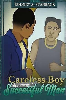 Unvorsichtiger Junge, der ein erfolgreicher Mann wird