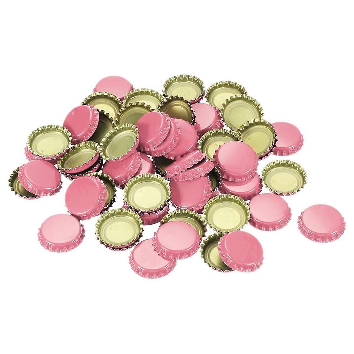 160 PCS Bottle Caps for Crafts, 1 Inch Decorative Metal Beer Bottle Caps Bulk Flattened Charm for D