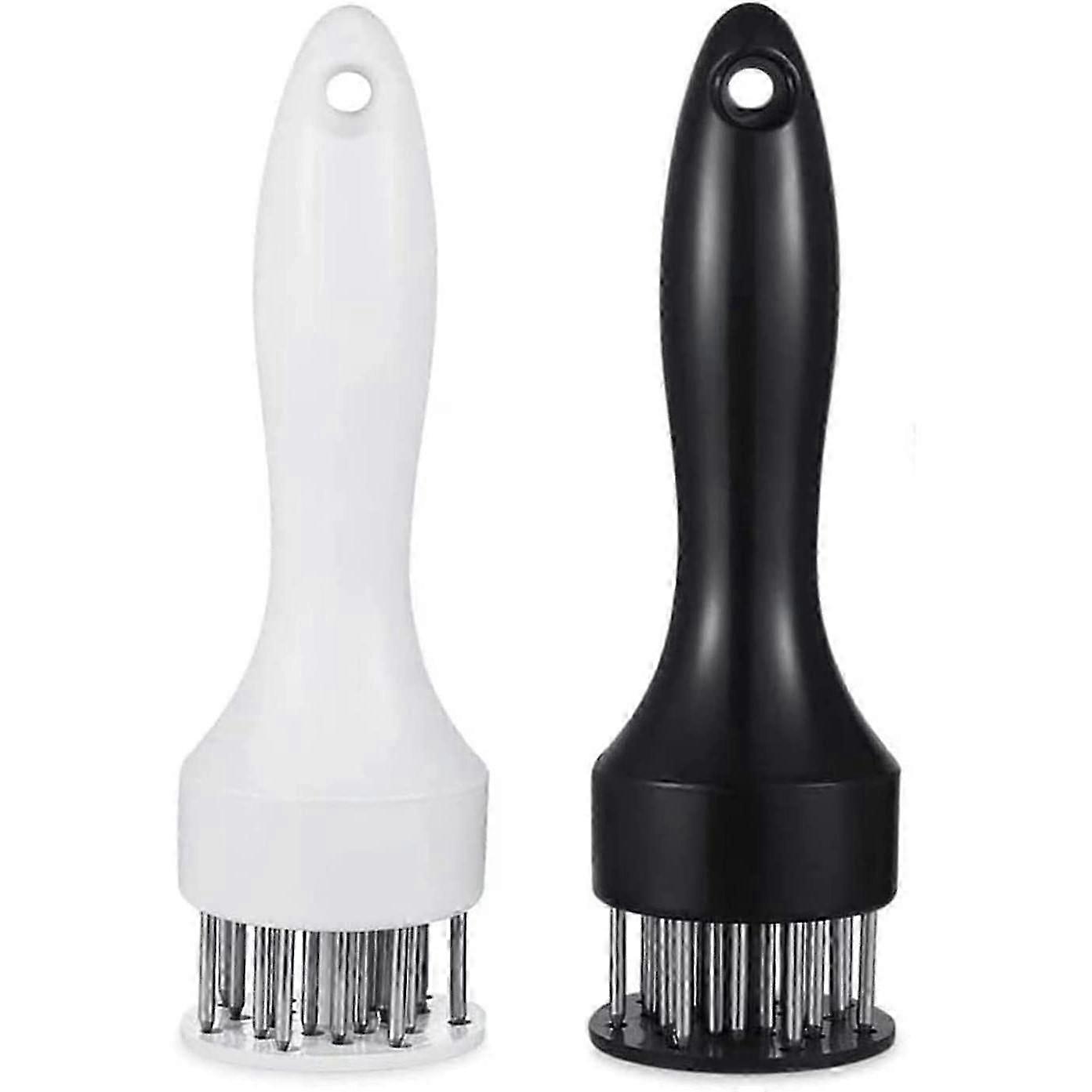 2 Pack Meat Tenderizer Tool with 16 Stainless Steel Blades