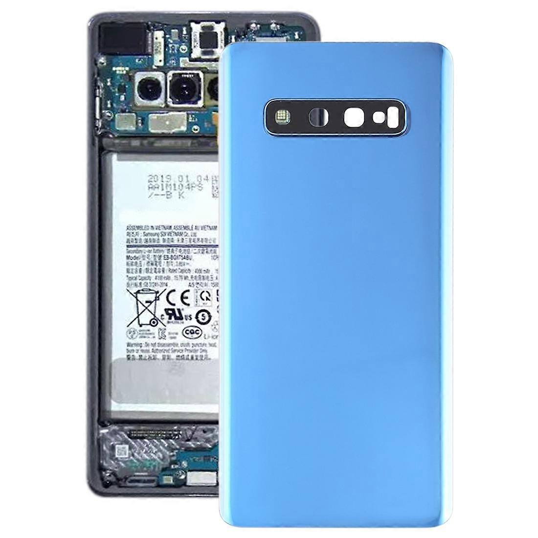 (New) For Galaxy S10+ Battery Back Cover with Camera Lens
