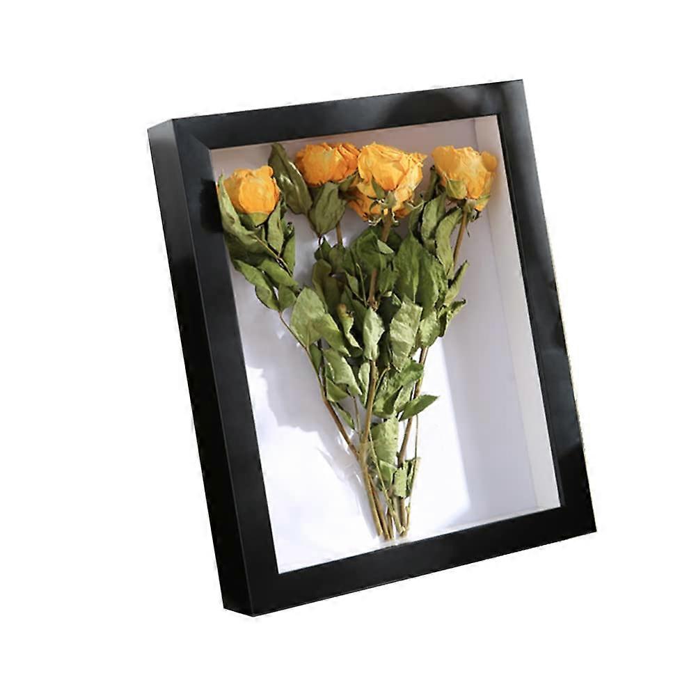 1.2 Inch Deep Shadow Box Frame for Mementos and Photos - High-Quality Display Case in Black for 3D Artwork and Keepsakes