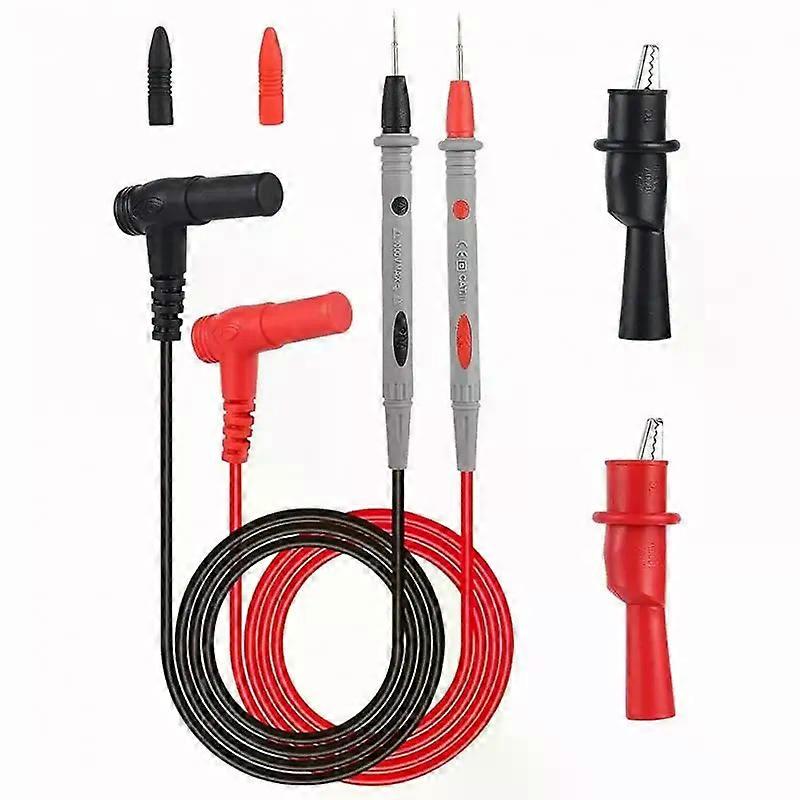 1 Pairs Universal Probe Test Leads Pin for Digital Multimeter Needle Tip Meter Multi Meter Tester Probe Wire Pen Cable 20A