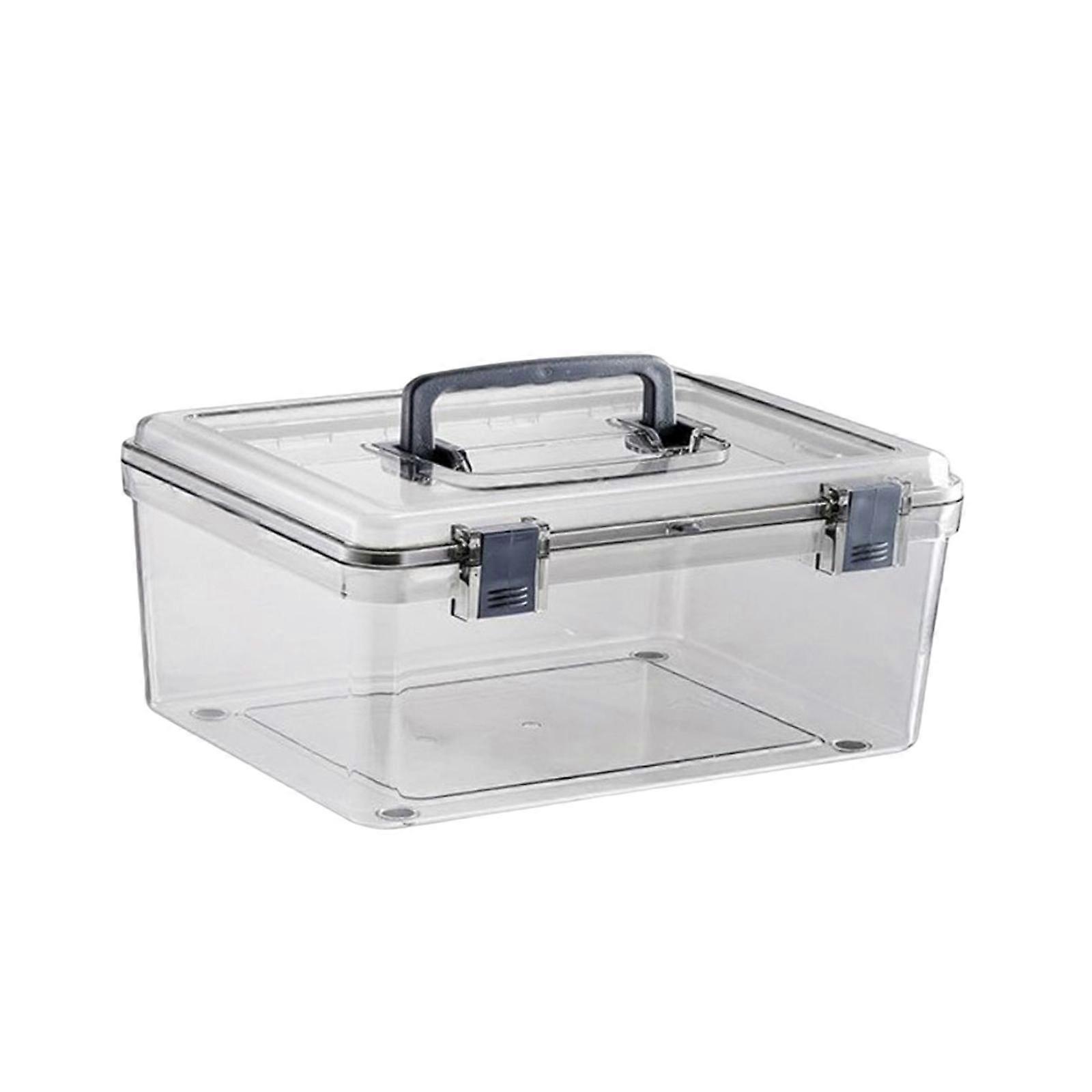 Portable Camera Case with Handle Transparent Waterproof Dry Box Durable