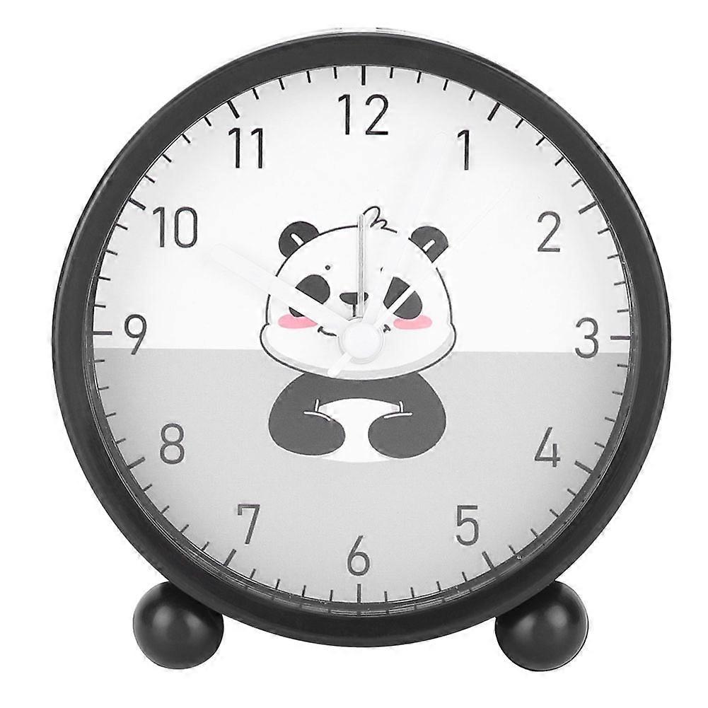 Cute Animals Pattern Mini Alarm Clock Silent Digital Bedside Clock For Bedroom Bear Design Compact Size