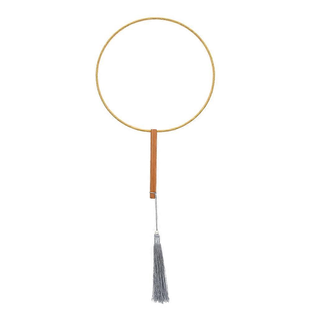 Ancient Chinese palace round blank hand fan Chinese style silk fan
