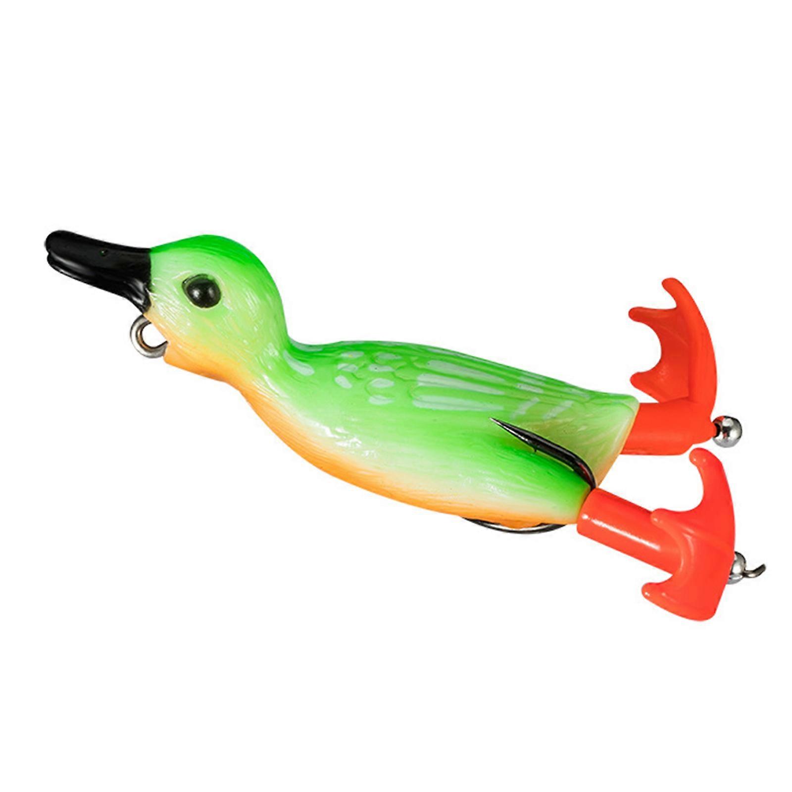 Weiche Angelköder Propeller 3D Angelköder Ente Topwater Schwimmköder Doppelhaken Entenköder Künstliche Köder
