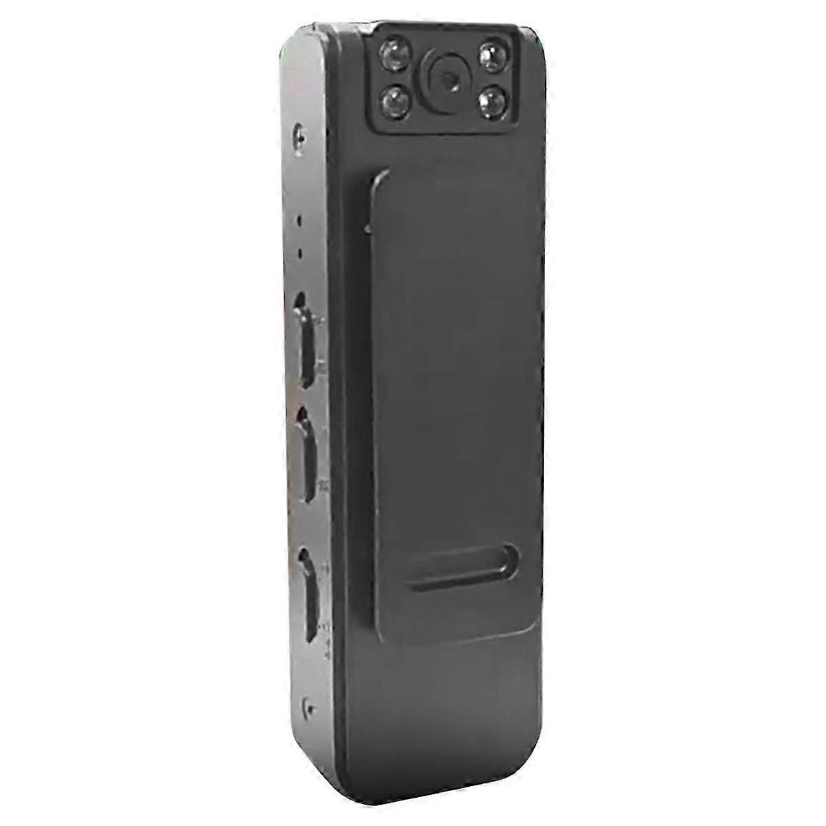 HD 1080P Noise Reduction Camera, Convenient Back Clip Night Vision Recorder, Portable Wearable Video Recorder (Basic) js