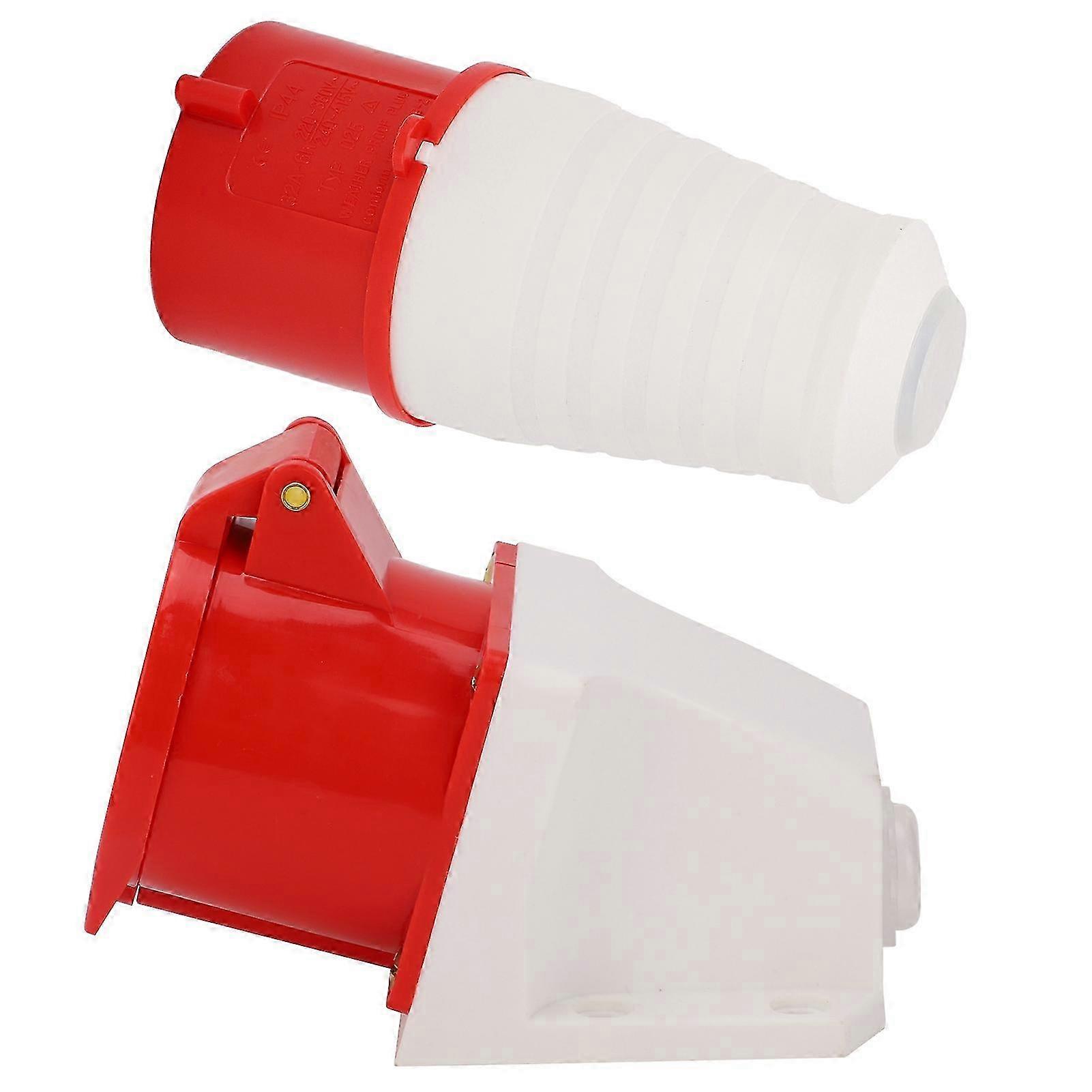 مجموعة موصل التوصيل 32 أمبير 5 دبوس 3P + N + E مقاوم للماء صناعي 3 مراحل 220380 فولت / 240415 فولت