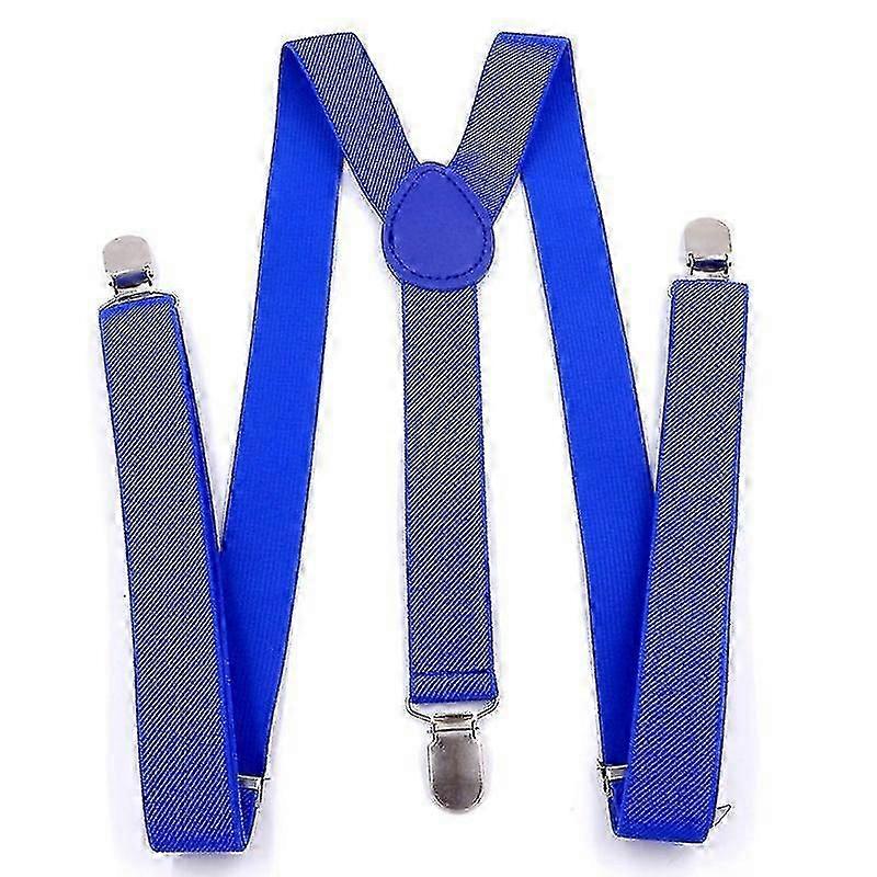 Elastic Y-shape Braces Men's Women's Solid Color Adjustable Suspenders
