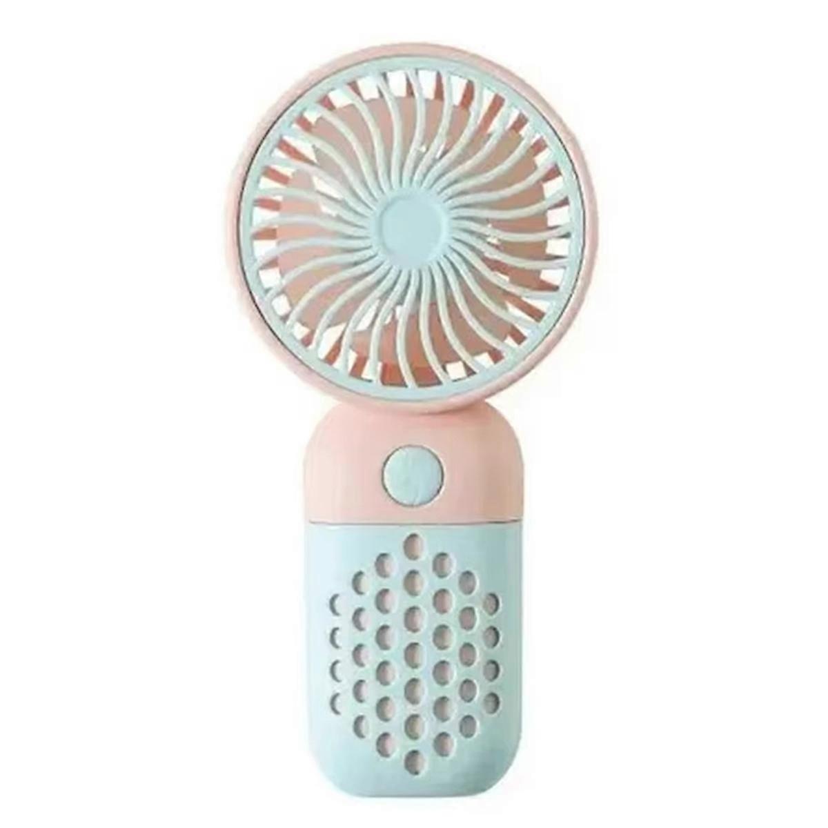 Cute Cartoon Handheld Charging Fan,Portable Mini USB Fan for Students, Small Pocket-Sized Cooling Devie B