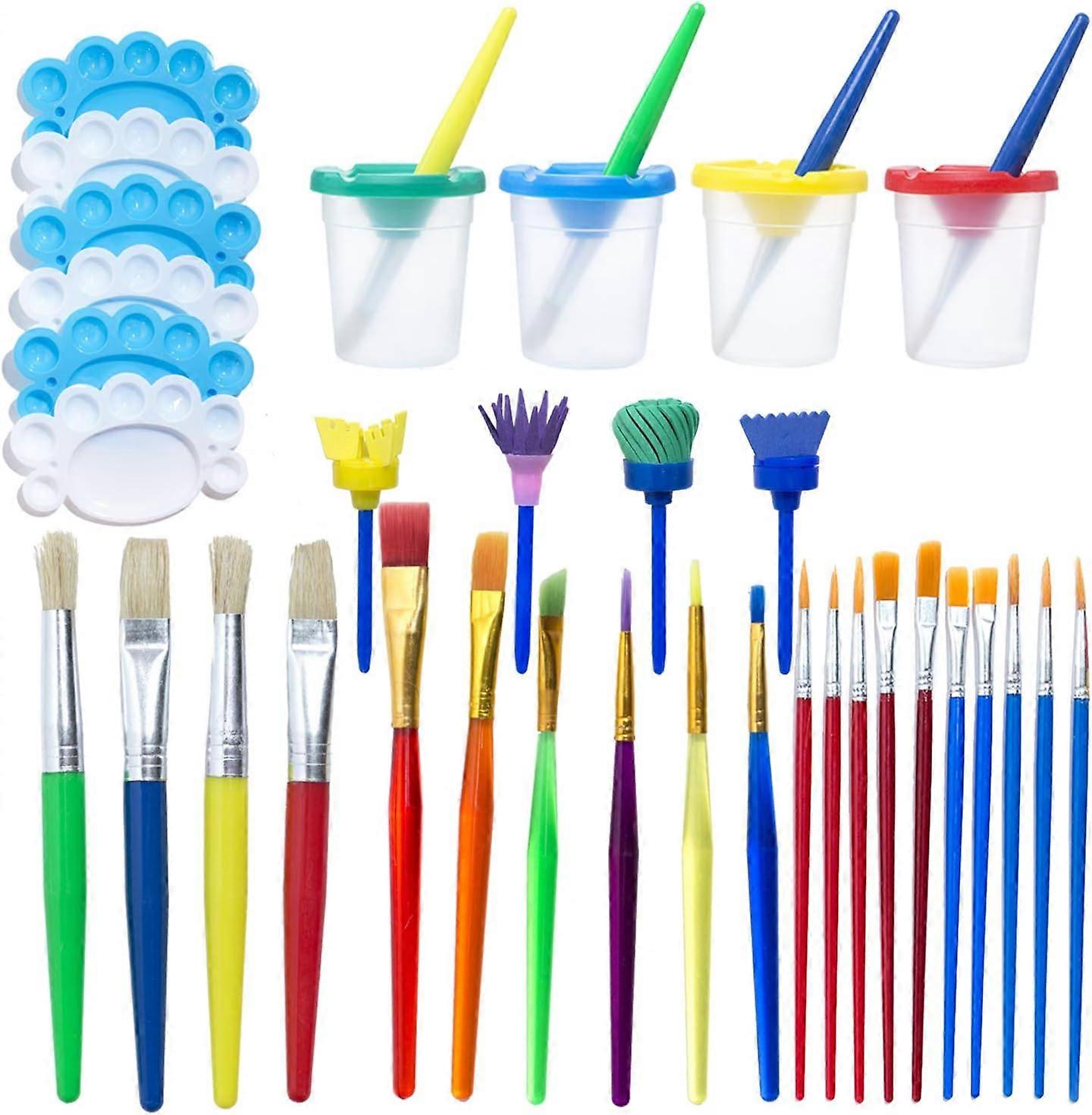 Paint Set, Washable, Toddler Brushes, Multicolor