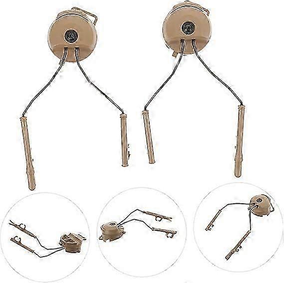 1 Pair 3m Peltor Arc Rail Adapter Attachment Kit For All Rail Ballistic Helmets