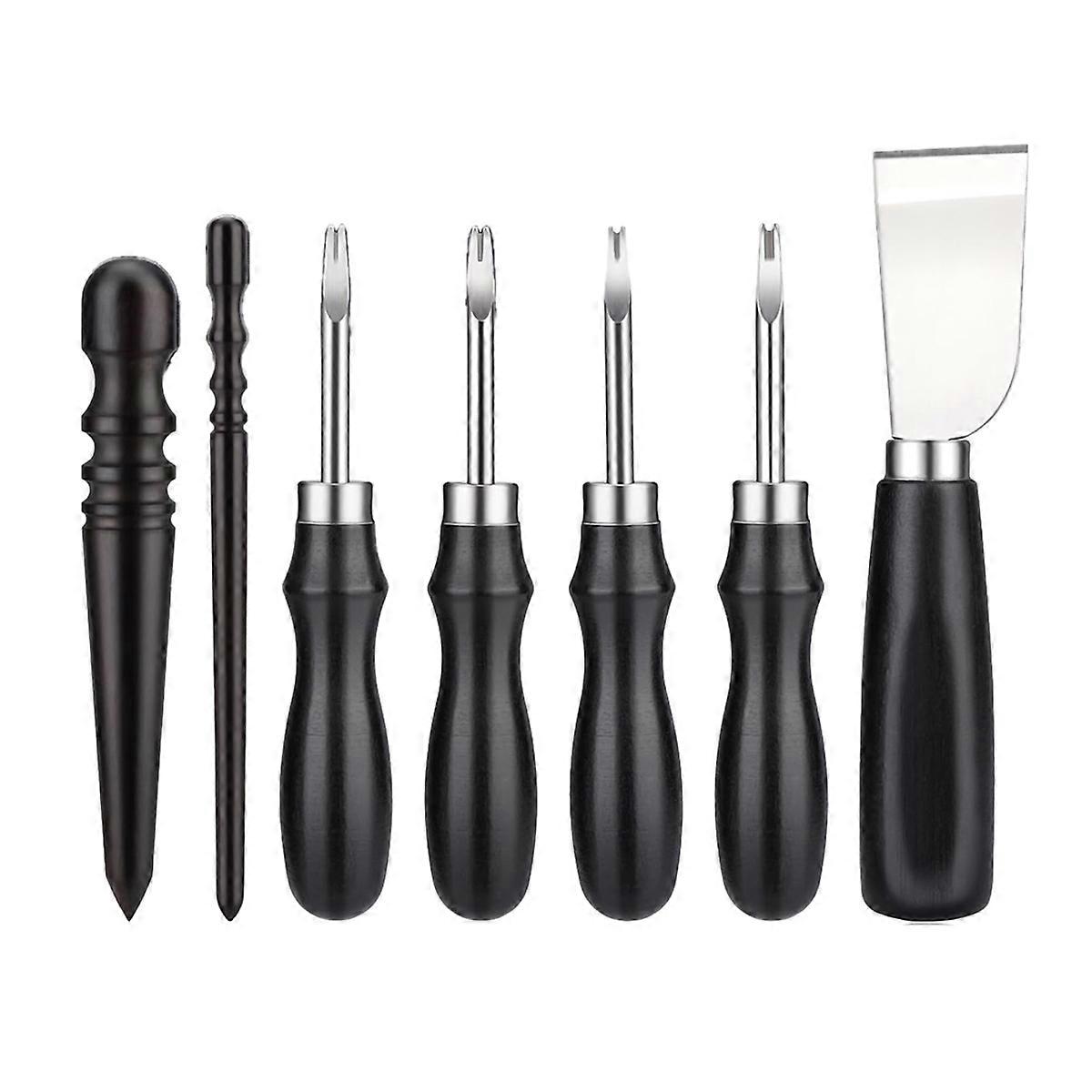 7 Pcs Leather Knife Set 4 Sizes Leather Edge Bevelers Leather Cutting