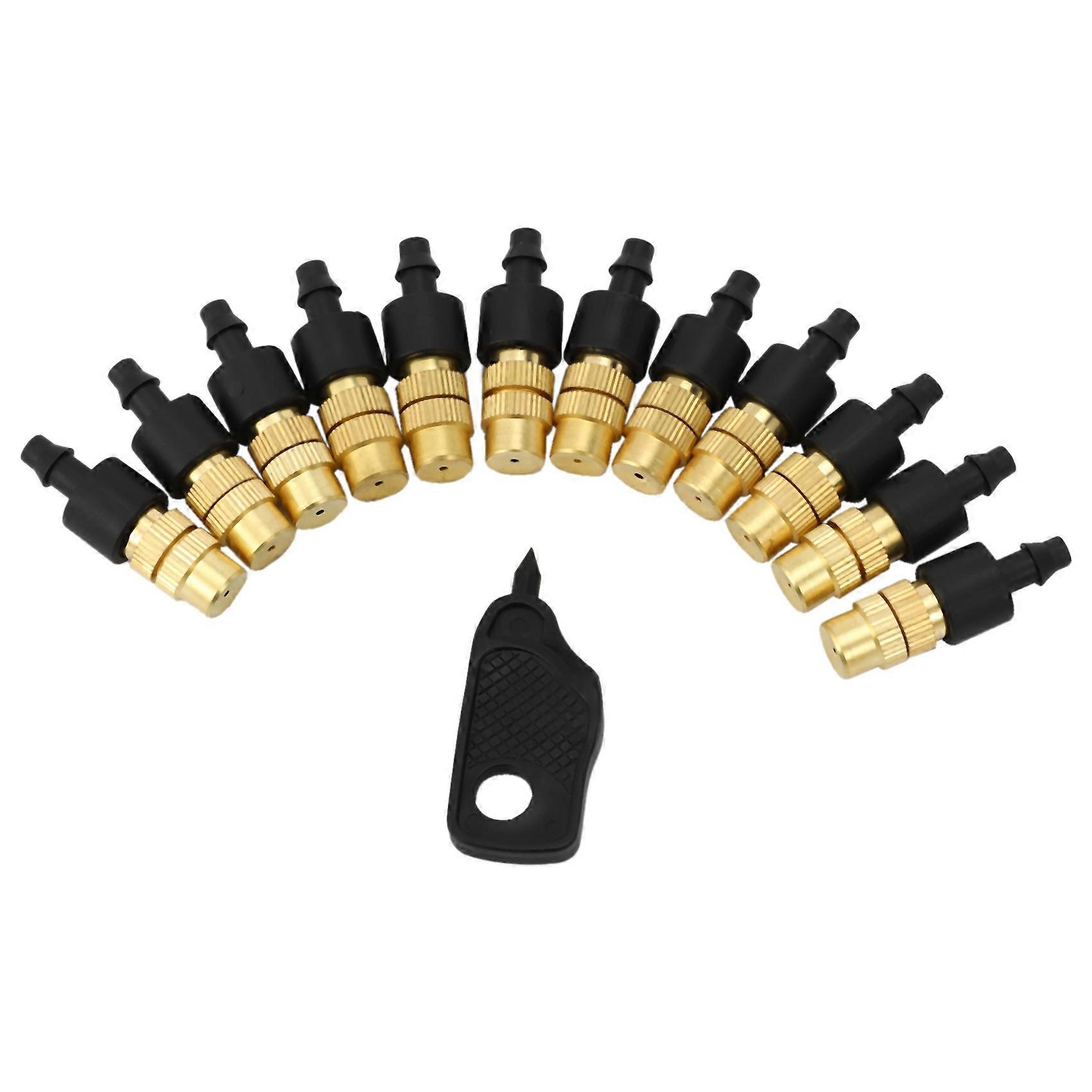1 Set Adjustable Misting Nozzle for Gardening Sprinkle Brass Sprayer