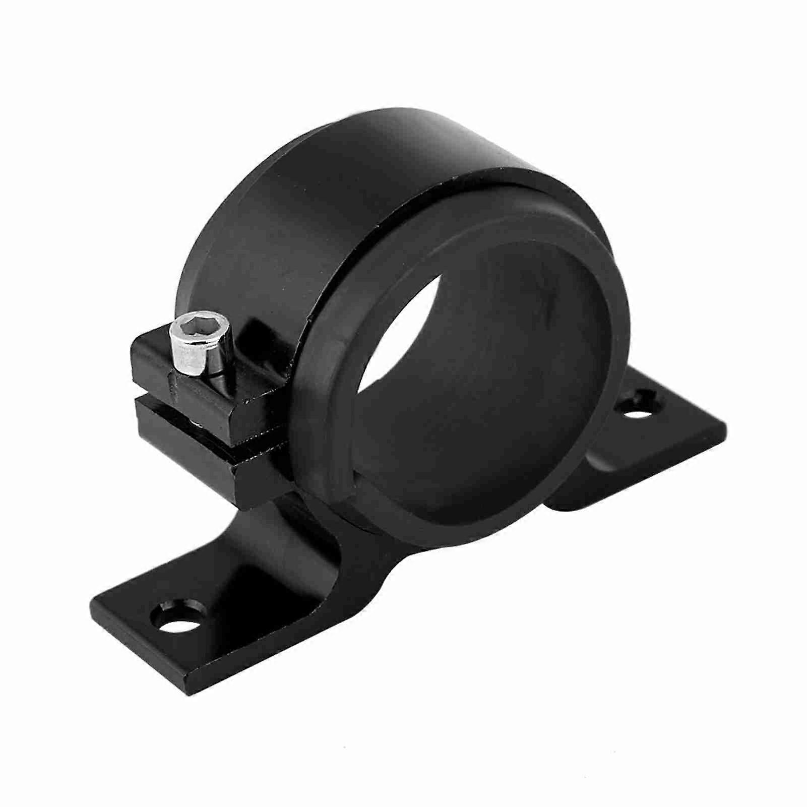 50mm Aluminum Alloy Car Fuel Pump Mounting Bracket Single Filter Clamp Holder Black