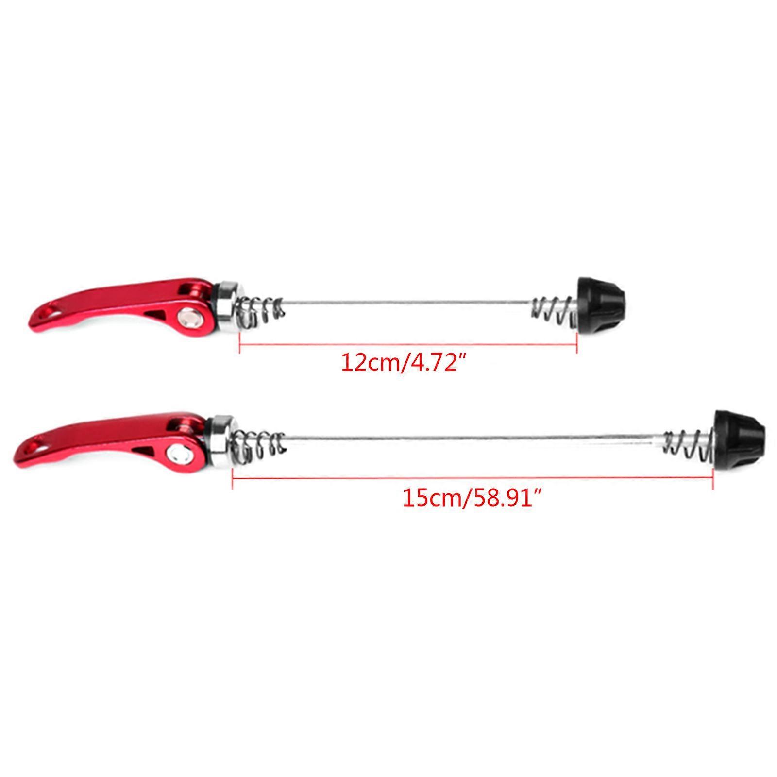 Front Rear QR Quick Release Axis Skewers MTB Road Bike Clip Lever Axle Quick Release Watch Strap Clamp Buckle Plate Axis Black